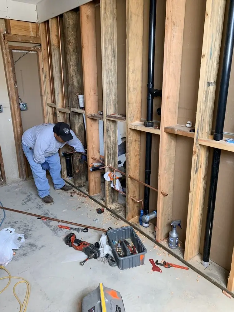 Commercial rough-in plumbing for Gas Line Repair in Damson-Logan